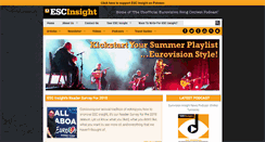 Desktop Screenshot of escinsight.com